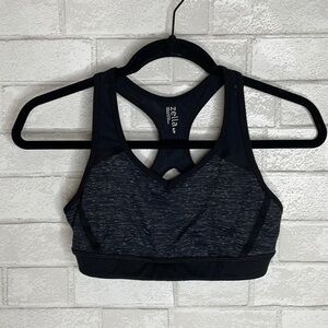 Zella Black Patterned Sports Bra